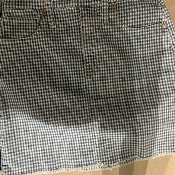 MADEWELL & FLYING MONKEY SKIRT - J BRAND JEANS - SIZE 26 - Picture 2 of 6